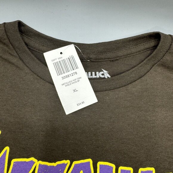 Metallica Skeleton Race T-Shirt X-LARGE Juniors New - Picture 5 of 6